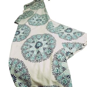 Threshold Twill Woven Medallion Rod Pocket Curtain Panels